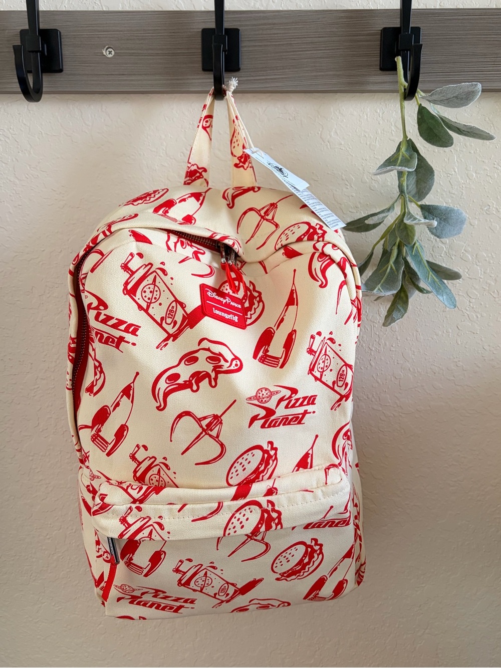 DISNEY Parks Loungefly Pizza Planet Toy Story Pixar Full Size Backpack
